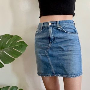Denim rag&bone miniskirt